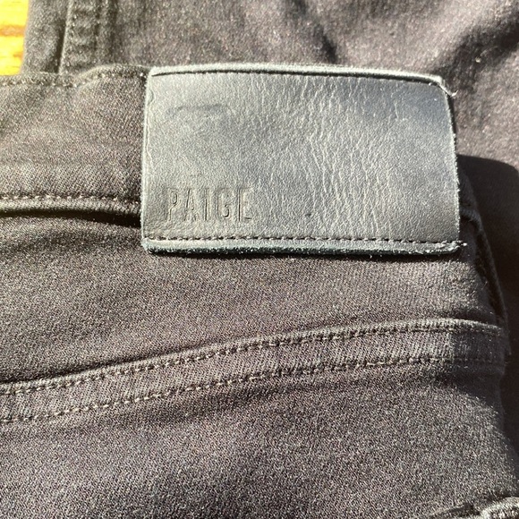 Paige black stretchy black jeans size 29 - Picture 6 of 7